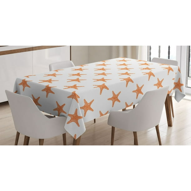 Simplistic Continuous Pattern with Abstract Fish 60 X 90 Dark Petrol Blue Earth Yellow White Rectangular Table Cover for Dining Room Kitchen Decor Ambesonne Folk Art Tablecloth Simplistic Continuous Pattern with Abstract Fish 60 X 90 Dark Petrol Blue Earth Yellow White Rectangular Table Cover for Dining Room Kitchen Decor Ambesonne Folk Art Tablecloth